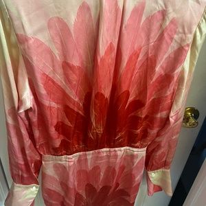 Alexis Vento dress red feathe